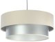 Lampa wisząca DOUBLE CREAM 60 kremowa/srebrna BPS KONCEPT 1