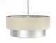 Lampa wisząca DOUBLE CREAM 60 kremowa/srebrna BPS KONCEPT 1