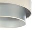 Lampa wisząca DOUBLE CREAM 60 kremowa/srebrna BPS KONCEPT 3