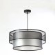 Lampa wisząca DOUBLE NET 60 srebrna BPS KONCEPT 2