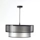 Lampa wisząca DOUBLE NET 60 srebrna BPS KONCEPT 3
