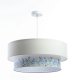 Lampa wisząca DOUBLE FLOWER 50 biała BPS KONCEPT 1