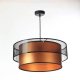 Lampa wisząca DOUBLE NET 60 miedziana BPS KONCEPT 2
