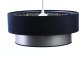 Lampa wisząca DOUBLE MIX 40 granatowa/srebrna BPS KONCEPT 1