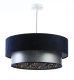 Lampa wisząca DOUBLE MIX 40 granatowa/srebrna BPS KONCEPT 2