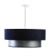 Lampa wisząca DOUBLE MIX 40 granatowa/srebrna BPS KONCEPT 3