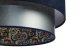 Lampa wisząca DOUBLE MIX 40 granatowa/srebrna BPS KONCEPT 4
