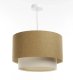 Lampa wisząca ERUTAN DOUBLE 50 żółta/kremowa BPS KONCEPT 2