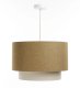 Lampa wisząca ERUTAN DOUBLE 50 żółta/kremowa BPS KONCEPT 3