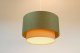 Lampa wisząca ERUTAN DOUBLE RATTAN 40 zielona/kremowa BPS KONCEPT 6