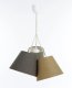Lampa wisząca ENTURO TRIO żółta/zielona/szara BPS KONCEPT 2