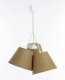 Lampa wisząca ENTURO TRIO żółta BPS KONCEPT 2