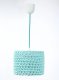Lampa wisząca COTTON 25 turkusowa BPS KONCEPT 1