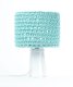 Lampa stołowa COTTON WOOD turkusowa BPS KONCEPT 1