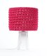 Lampa stołowa COTTON WOOD czerwona BPS KONCEPT 1
