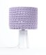 Lampa stołowa COTTON WOOD fioletowa BPS KONCEPT 1