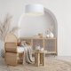 Lampa wisząca MODERN RATTAN 60 biała BPS KONCEPT 6