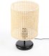 Lampa stołowa BOHO MIDI BLACK rattan naturalny BPS KONCEPT 2