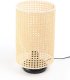 Lampa stołowa BOHO LOW BLACK rattan naturalny BPS KONCEPT 2