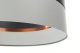 Lampa wisząca SIMPLY GLAMOUR 50 jasnoszara/ciemnoszara BPS KONCEPT 5