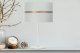 Lampa stołowa SIMPLY GLAMOUR biała BPS KONCEPT 6