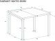 Stół rozkładany GARANT 80(170)x80 dąb stirling ENDO 3