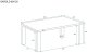 ENDO Ława GAROLD 120x80 dąb złoty craft 3