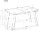 Stół rozkładany LIWIA 130(210)x80 dąb złoty craft ENDO 2