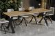 Stół rozkładany X 130(210)x80 dąb złoty craft ENDO 1
