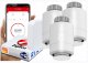 3x Głowica Termostat + Bramka Zigbee WiFi Tuya SET 9