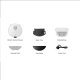 Midea Robot Vacuum Cleaner M9 Wet&Dry Operating time (max) 180 min Lithium Ion 5200 mAh Dust capacity 0.25 L 4000 Pa White one size 4
