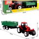 Traktor Zabawka Z Odczepianą Przyczepą + Figurka Farmera W Traktorze 1