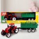 Traktor Zabawka Z Odczepianą Przyczepą + Figurka Farmera W Traktorze 6