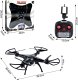 Dron Z Kamerą 2mpx Full HD Wifi Zasięg 100m Pilot 1