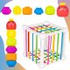 Klocki Kształty Sensoryczne Zabawa Zręcznościowa 6