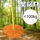 Huśtawka Ogrodowa Dla Dzieci Dysk Kwiatek Okrągła Deska Wisząca Mocna 200cm 6