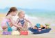 Łódka Statek Łódźdo Piasku Wody Kąpieli na Plażę 10