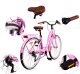 Rower Miejski MalTrack Citybike Dreamer 6-speed MILK PINK 28" + Koszyk 10