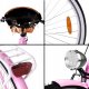 Rower Miejski MalTrack Citybike Dreamer 1-speed Pink 28" + Koszyk Niebieski 10