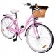 Rower Miejski MalTrack Citybike Dreamer 1-speed Pink 28" + Koszyk Niebieski 11