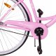 Rower Miejski MalTrack Citybike Dreamer 1-speed Pink 28" + Koszyk Niebieski 7