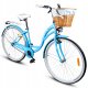 Rower Miejski MalTrack Citybike Dreamer 1s Light Blue 28" + Koszyk 1