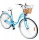 Rower Miejski MalTrack Citybike Dreamer 1s Light Blue 28" + Koszyk 7