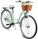 Rower Miejski MalTrack Citybike Dreamer 1-speed Mint 28" + Koszyk Mint 1