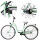 Rower Miejski MalTrack Citybike Dreamer 1-speed Mint 28" + Koszyk Mint 8
