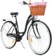 Rower Miejski MalTrack Citybike Dreamer 1-speed Black 28" + Koszyk Różowy 2