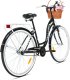 Rower Miejski MalTrack Citybike Dreamer 1-speed Black 28" + Koszyk Różowy 7