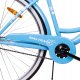 Rower Miejski MalTrack Citybike Dreamer 1-speed Light Blue 28" + Koszyk Biały 6