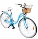 Rower Miejski MalTrack Citybike Dreamer 1-speed Light Blue 28" + Koszyk Biały 8
