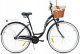 Rower Miejski MalTrack Citybike Dreamer 1-speed Black 28" + Koszyk Miętowy 11